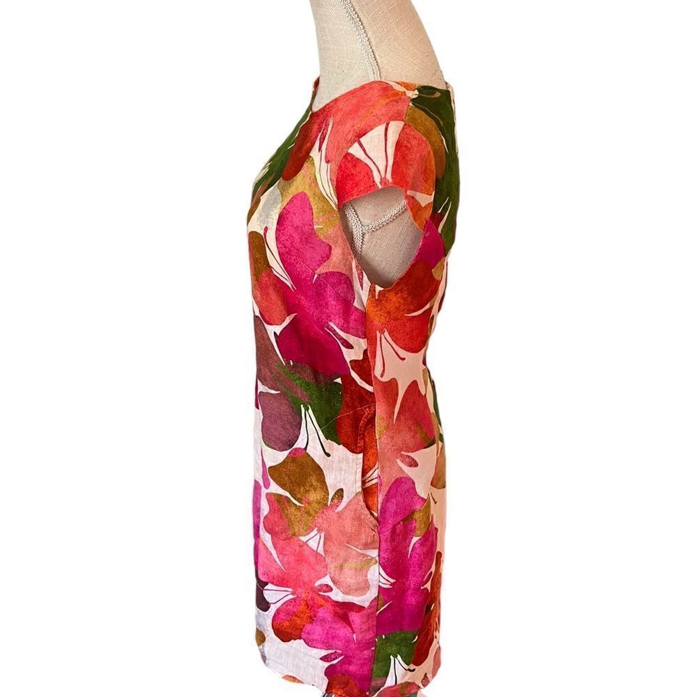 Linen Luv Butterfly Linen Dress Italy Small - Picture 4 of 6